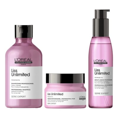 L’Oréal L'Oreal L'Oreal Professional Liss Unlimited Shampoo, mask, oil Combo (300ml, 125ml, 250ml) loreal loreal,loreal shampoo,loreal hair spa,oreal hair color,loreal face wash,loreal hair serum,loreal shampoo price in bd,loreal shampoo and conditioner,loreal conditioner,loreal hair wax,loreal hair mask,loreal cream,loreal elvive shampoo,loreal serum,loreal night cream,loreal hair spa price in bangladesh,