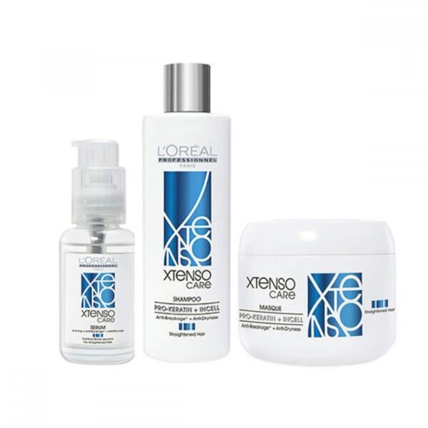 L'Oréal Professionnel Xtenso Care Shampoo+ mask +Serum (250ml + 196gm + 50ml)Trio loreal loreal,loreal shampoo,loreal hair spa,oreal hair color,loreal face wash,loreal hair serum,loreal shampoo price in bd,loreal shampoo and conditioner,loreal conditioner,loreal hair wax,loreal hair mask,loreal cream,loreal elvive shampoo,loreal serum,loreal night cream,loreal hair spa price in bangladesh,