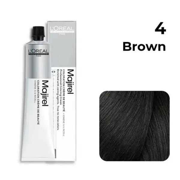 Loreal Professionnel Majirel Hair Color No. 4 Brown