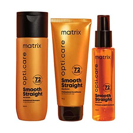 MATRIX Opti.care Smooth Straight (Shampoo 200ml + Conditioner 98g + Serum 100ml)