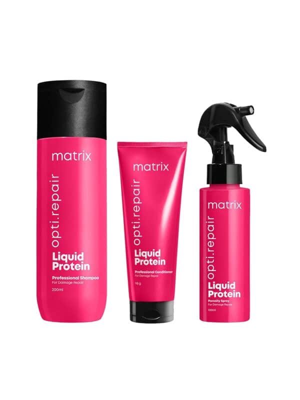 Matrix Opti.Repair Liquid Protein Shampoo 200ml, Conditioner 98g and Spray 100ml