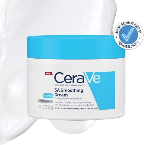 CeraVe SA Smoothing Cream For Dry Rough Bumpy Skin 340g Creare foaming cream,cerave serum,cerave smoothing cream,cerave lotion,cerave smoothing cleanser,CeraVe Hydrating Body Sunscreen,CeraVe PM Facial Moisturizing Lotion,Cerave Skin Renewing Night Cream,CeraVe Renewing SA Cleanser,Cerave Blemish Control Gel,Cerave Eye Repair Cream,CeraVe SA Smoothing Cream,Dry Rough Bumpy Skin,CeraVe Crème Hydratante Visage for skin,CeraVe Crème Hydratante Visage best,CeraVe Crème Hydratante Visage cleanser for summer