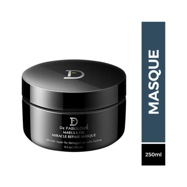 De Fabulous Marula Oil Miracle Repair Masque (250ml) De Fabulous,De Fabulous shampoo,De Fabulous conditioner,De Fabulous hair repair,De Fabulous hair oil,De Fabulous reviver mask,De Fabulous best hair care product,De Fabulous Get Closer Scalp Care,