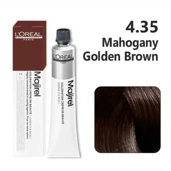 L’oreal Professionnel Paris Majirel – 4.35 (Mahogany Golden Brown) loreal your daily routine, loreal Nourishing Care for Silky, loreal hair spa, loreal hair color, loreal hair mask, loreal hair spa smooth cream, loreal Hair Spa Repair cream, loreal hair treatment, loreal hair spa for all hair type, loreal all product, loreal best hair product, reducing hair breakage, Makes hair easier to detangle, Hair Spa Repairing Cream, restore and nourish damaged hair, helping to repair the hair, Targets damaged area of hair,