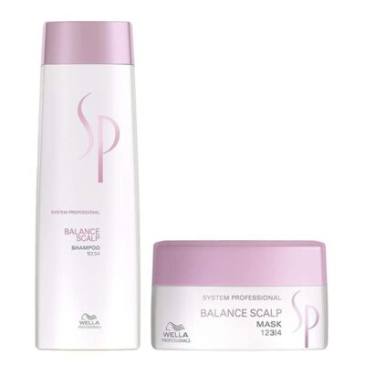 Wella Professionals Sp Balance Scalp Shampoo 250ml & Mask 200ml Wella Professional EIMI Hair molding gum, Wella Professional Flexible hold, Wella Professional Hair sculpting product, Wella Professional Shape and texture control, Wella Professional Anti-frizz gel, Wella Professional Long-lasting hold, Wella Professional Creative hair styling, Wella Professional Wella EIMI styling, Wella Professional Shape and define hair, Wella Professional Flexible hair gum, Wella Professional Texturizing gel, Wella Professional Hair control product, Wella Professional hair gel, Wella Professional Shape shift hair gum, Wella Professional Suitable for chemically, Wella Professional Leaves hair soft, Wella Professional Hydrates and nourishes, Wella Professional Reduces breakage, Wella Professional Ideal for dry, Wella Professional nourishing treatment, Wella shampoo, Wella mask, Wella Sp Balance Scalp, Wella SP Balance Scalp Shampoo, Wella SP Balance Scalp mask, Wella SP Balance Scalp Shampoo Wella SP Balance Scalp Mask