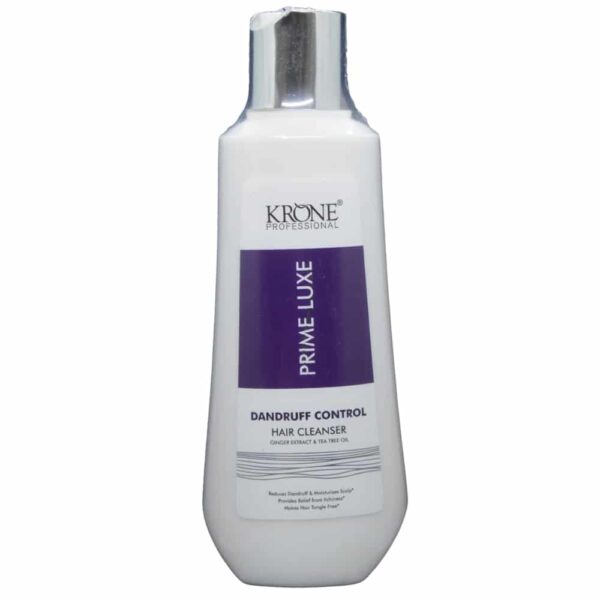 Krone Professional Prime Luxe Dandruff Control Hair Cleanser 200ml Krone,Krone Professional Anti Dandruff Hair Tonic,krone hair tonic,krone shine bond serum,krone shine bond shamoo,krone shine bond mask,krone pro-botox mask, krone pro-botox cleanser, krone pro-botox hair serum,Krone Hair sprey for all hair,Krone hair oil,Krone sulfate free shampoo,Krone hair care product,