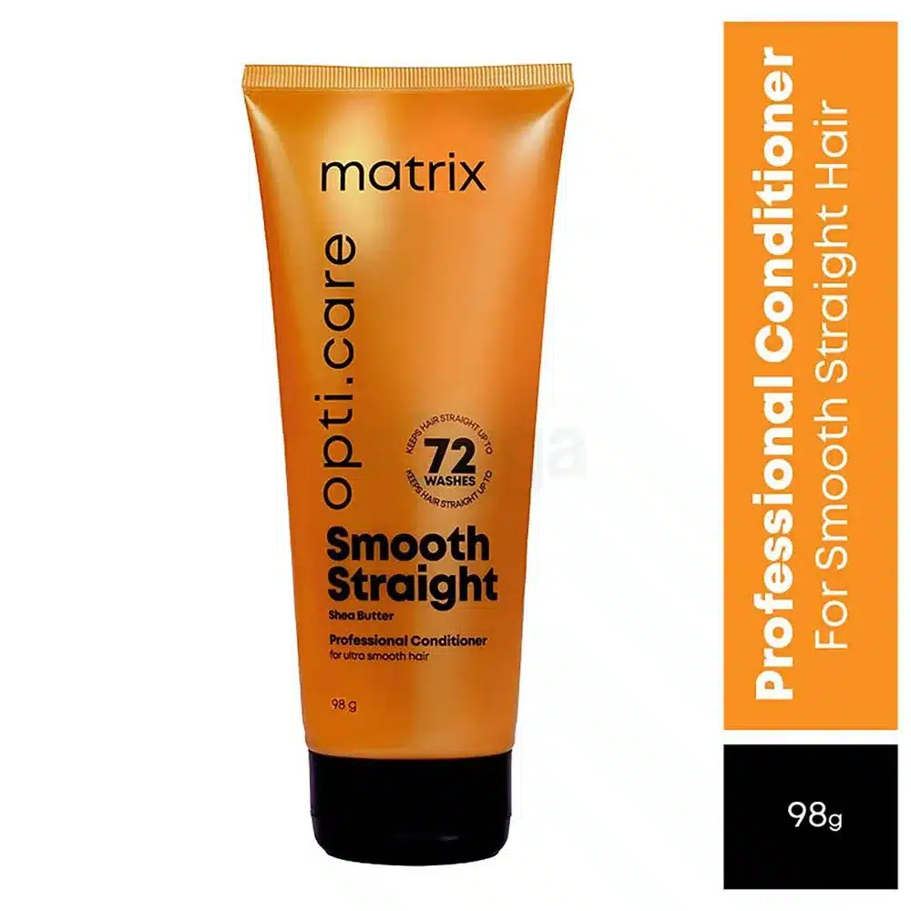 MATRIX Opti.Care Smooth Straight Hair Conditioner (98g) Anti-Frizz, Nourishing Conditioner for Smooth, Straight Hair