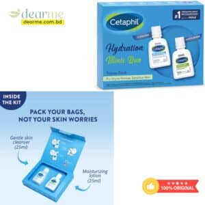 Cetaphil Mini Travel Pack for Sensitive Skin, Facewash & Moisturizer