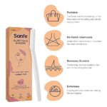 Sanfe Glide Face Razor for Women | Painless Facial Hair Removal | Upper Lips, Chin, Peach Fuzz | Stainless Steel Blade | 3 Units - Image 5