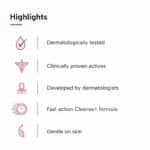 DERMATOUCH Bright & Even Tone Face Wash with Niacinamide, Kojic Acid & Vitamin E | Fades Pigmentation & Tan | 30g - Image 3