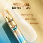 Lakme Sun Expert 1% Hyaluronic Acid Sunscreen Gel SPF 50 PA++++ | Water-Light, Non-Sticky Formula for Oily Skin | Glowing, Even-Toned Skin | 56g - Image 5