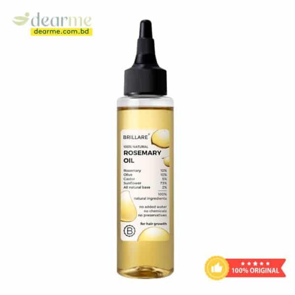 Brillare Rosemary Hair Oil For Hair Growth 100ml - Image 1