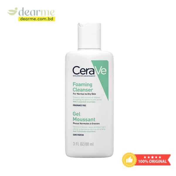 CeraVe Foaming Cleanser For Normal To Dry Skin 88ml - Image 1