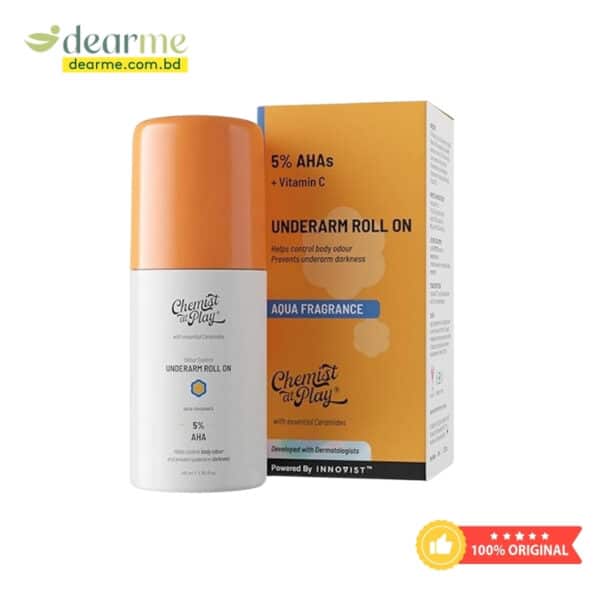 Chemist At Play UnderArm 5% AHA Roll-On (Aqua Fragrance) - Image 1