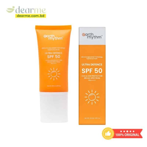 Earth Rhythm Ultra Defence Hybrid Sunscreen Fluid SPF 50+++ - Image 1