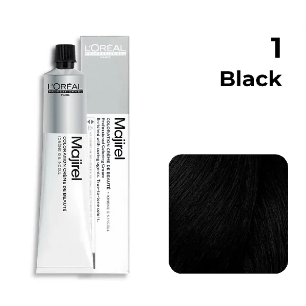 Loreal Professionnel Majirel – 1 (Black) - Image 1