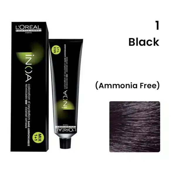 Loreal Professionnel Paris INOA Ammonia-free Permanent Hair Color – 3 (Drak Brown) - Image 1