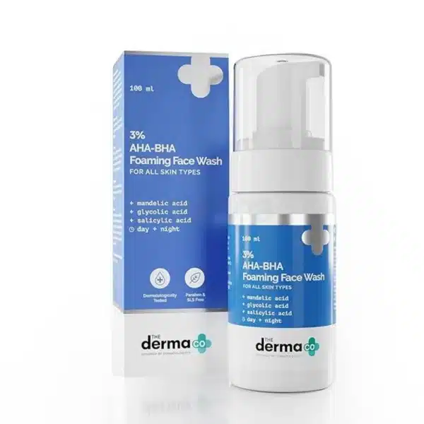 The Derma Co 3% AHA-BHA Face Wash 100ml - Image 1
