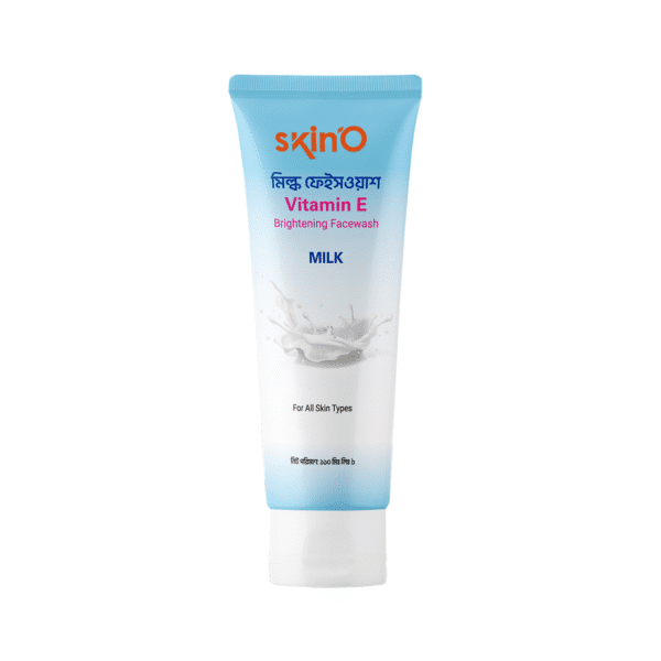 skin'O Vitamin E Brigthening Facewash (Milk) - Image 1