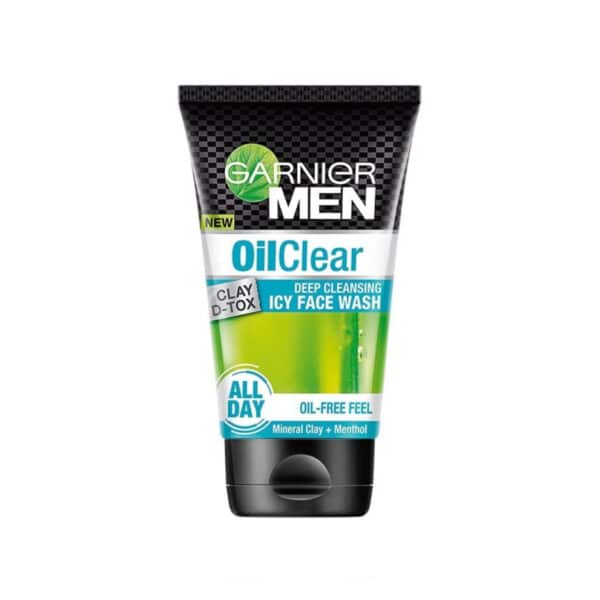 Garnier Men Oil Clear Clay Face Wash 100g - Image 1