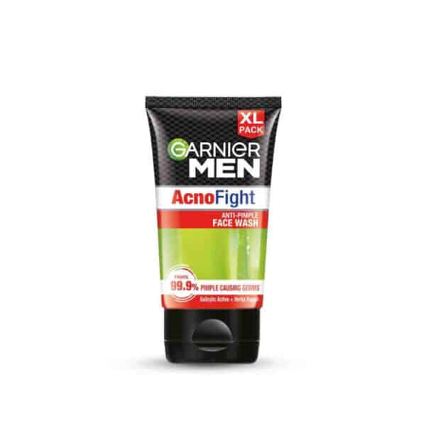 GARNIER MEN ACNO FIGHT ANTI PIMPLE FACE WASH 100g - Image 1