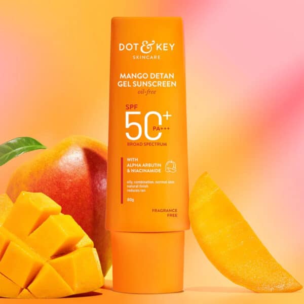 Dot & Key Mango Detan Gel Sunscreen SPF50+ PA+++ 80g - Image 1